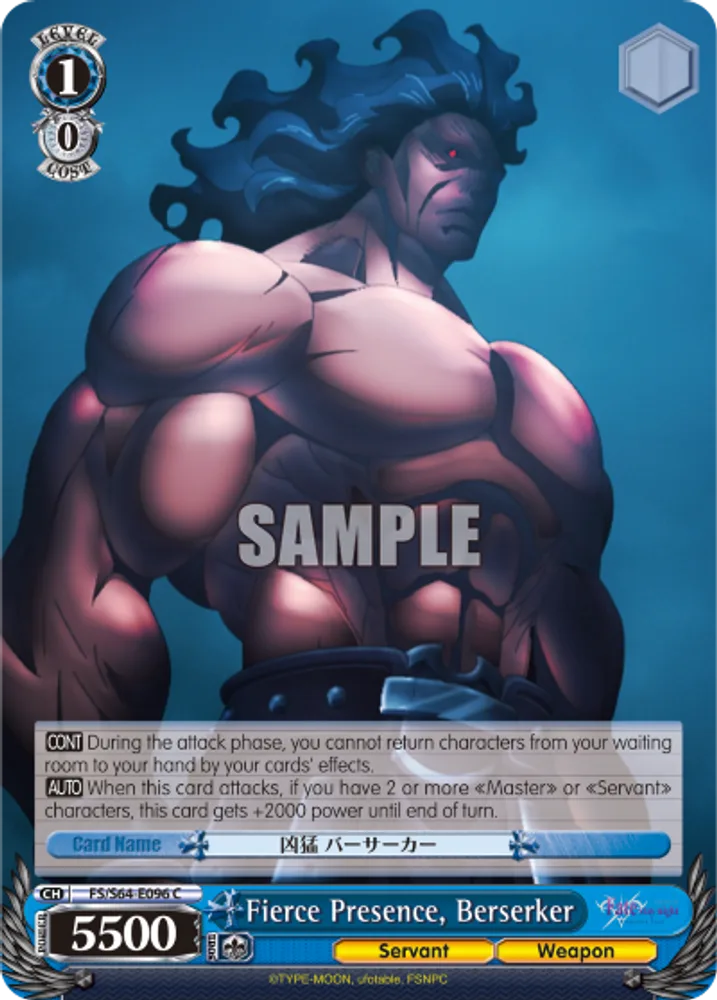 Fierce Presence, Berserker