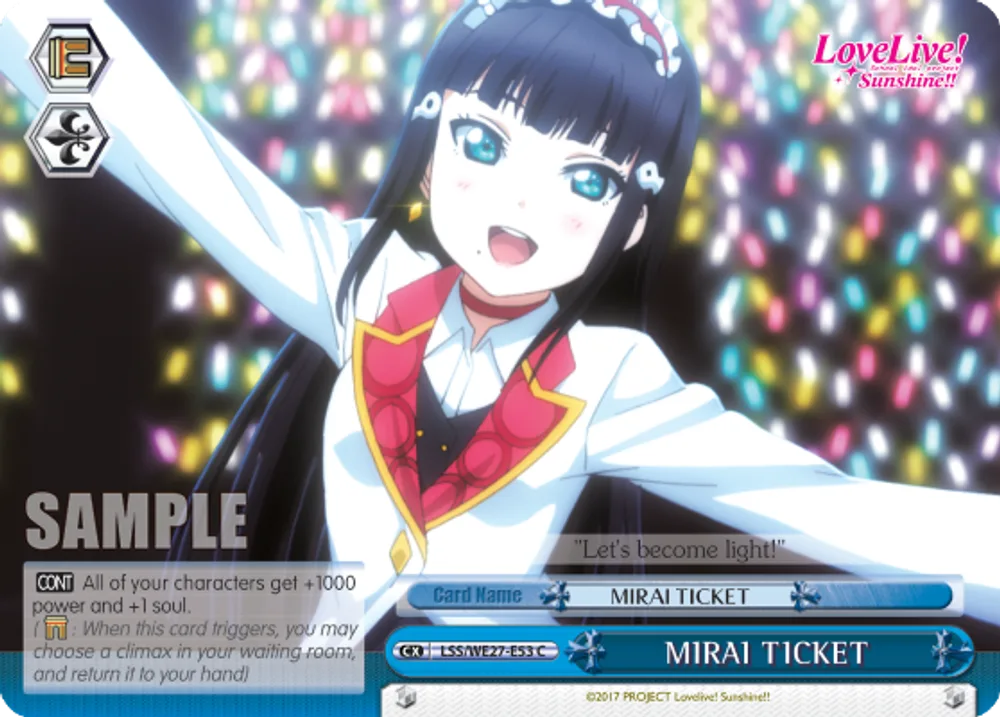 MIRAI TICKET