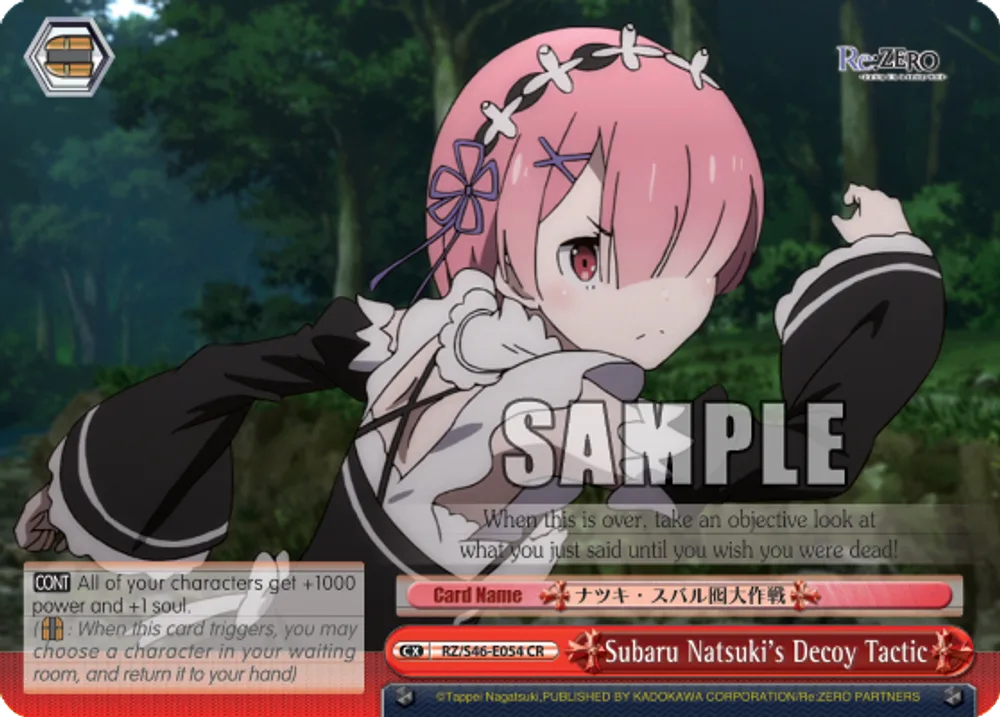 Subaru Natsuki's Decoy Tactic