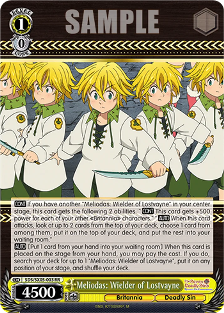 Meliodas: Wielder of Lostvayne
