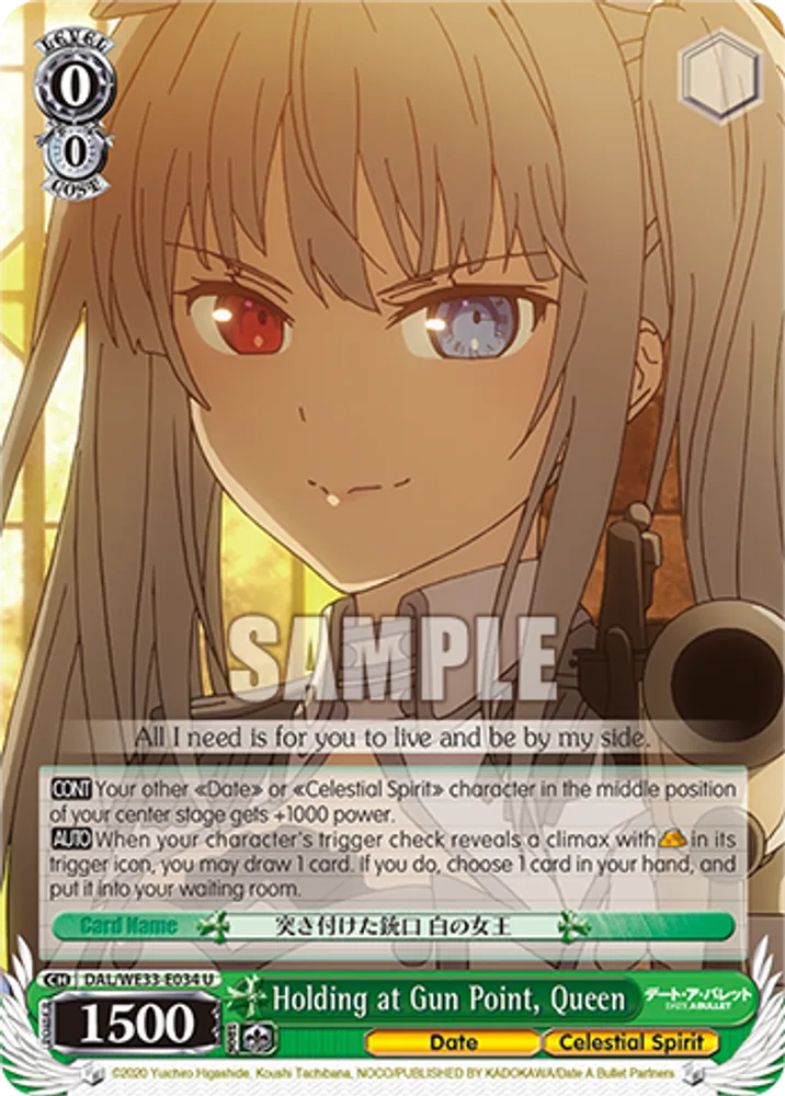 Holding at Gun Point, Queen