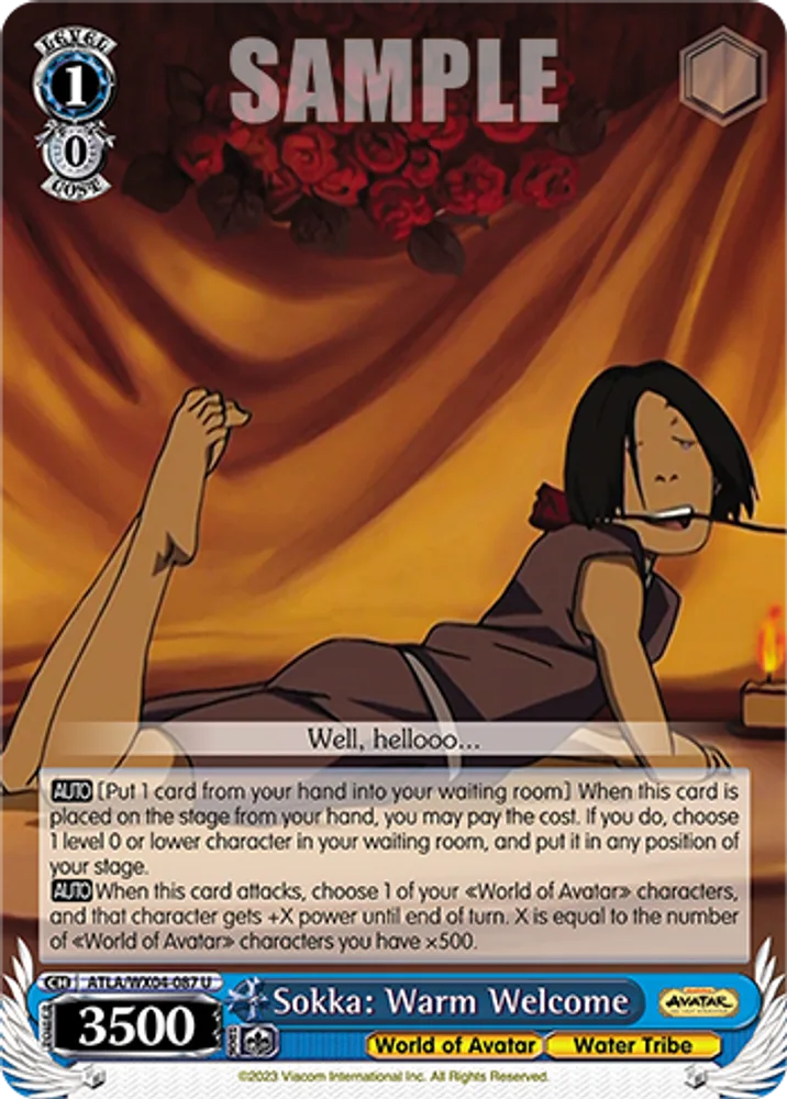 Sokka: Warm Welcome
