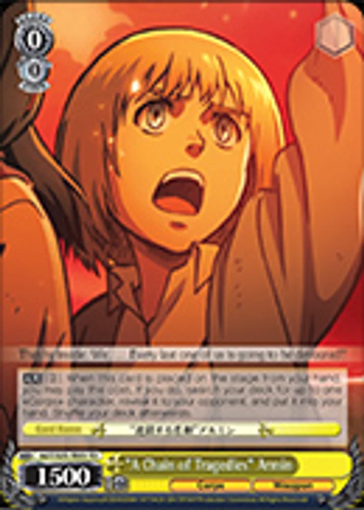 "A Chain of Tragedies" Armin