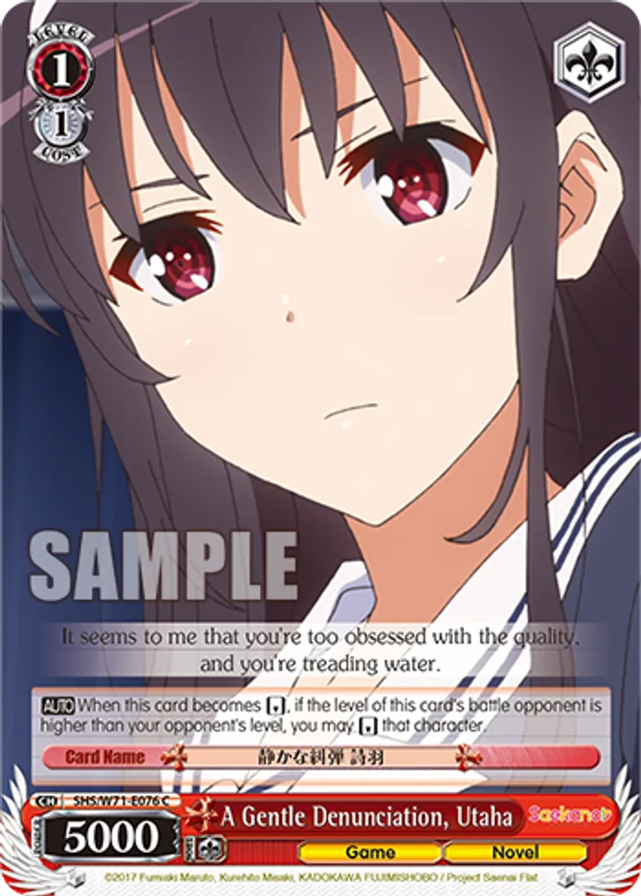 A Gentle Denunciation, Utaha
