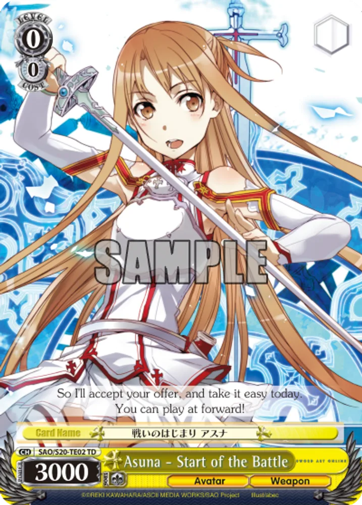 Asuna - Start of the Battle