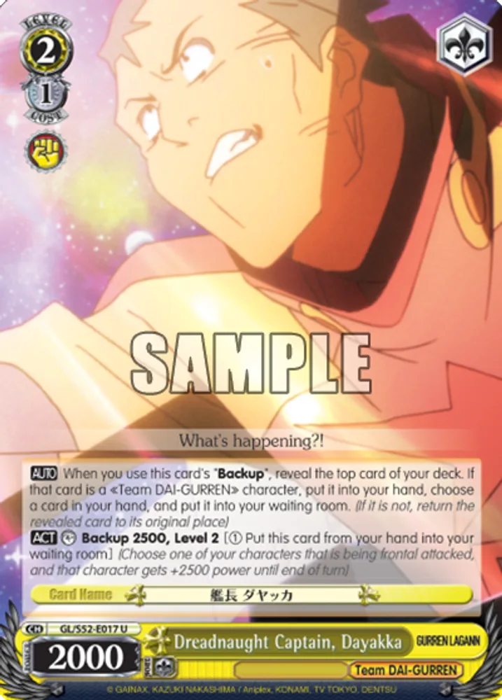 Dreadnaught Captain, Dayakka