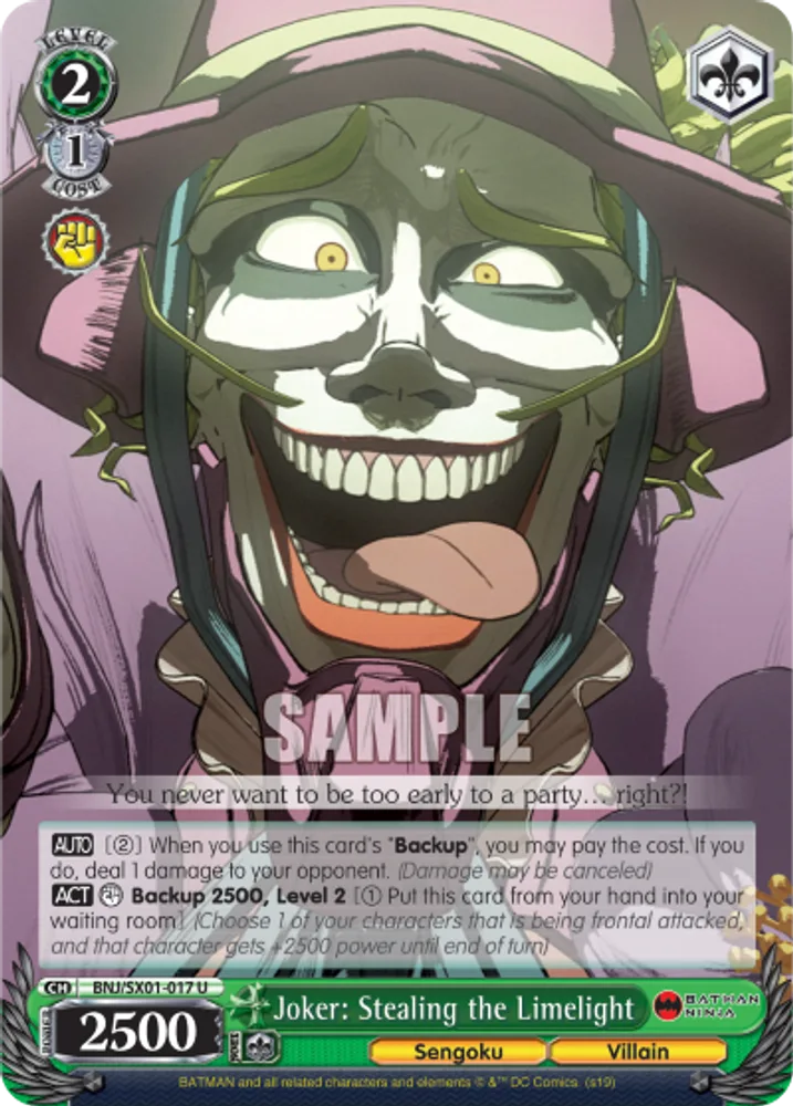 Joker: Stealing the Limelight