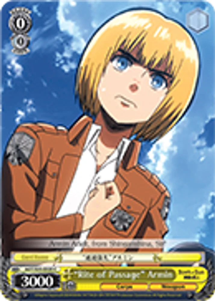 "Rite of Passage" Armin