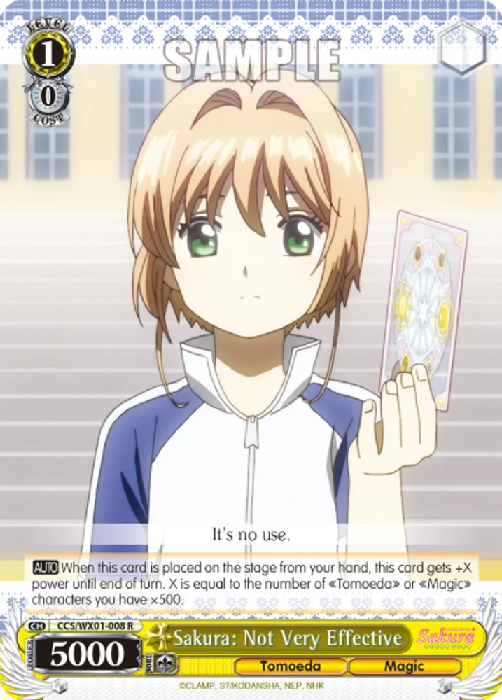 Sakura: Not Very Effective