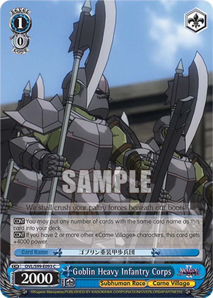 Goblin Heavy Infantry Corps