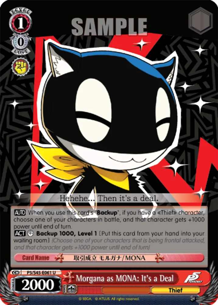 Morgana as MONA: It's a Deal