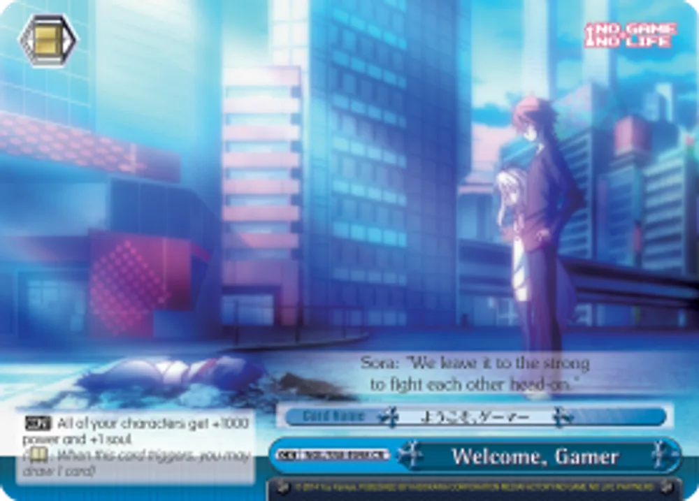 Welcome, Gamer
