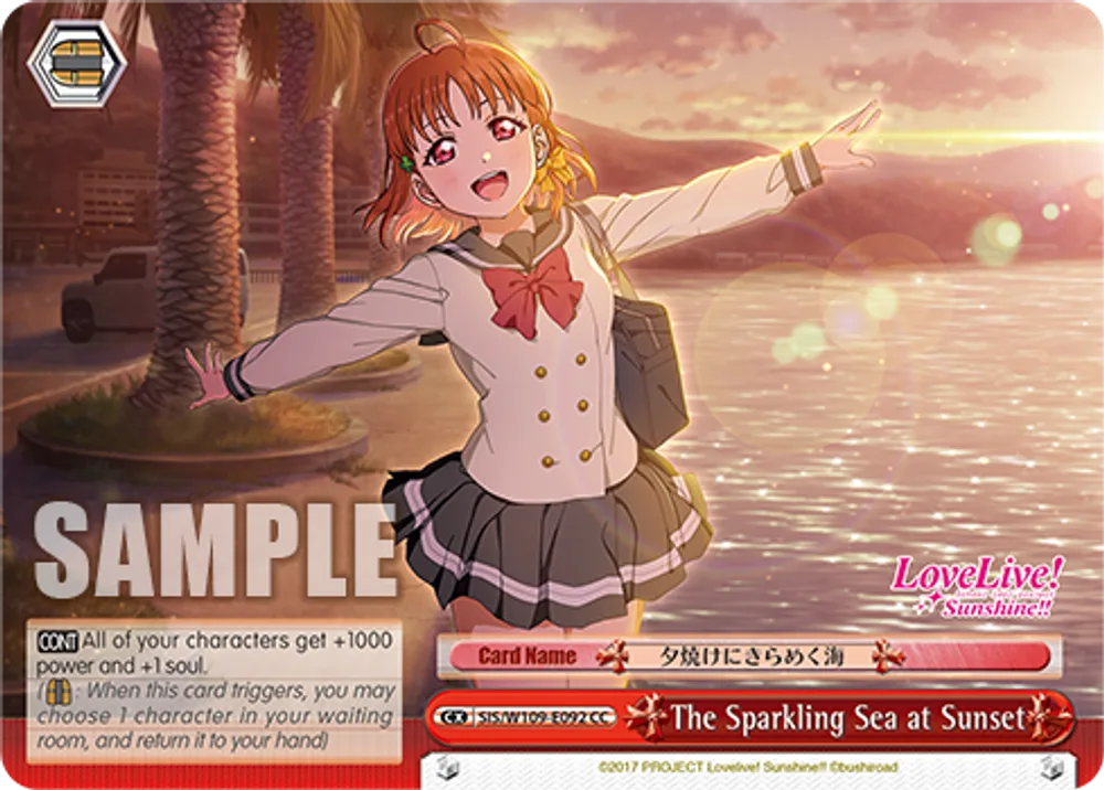 The Sparkling Sea at Sunset
