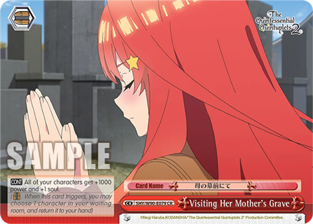 Visiting Her Mother's Grave