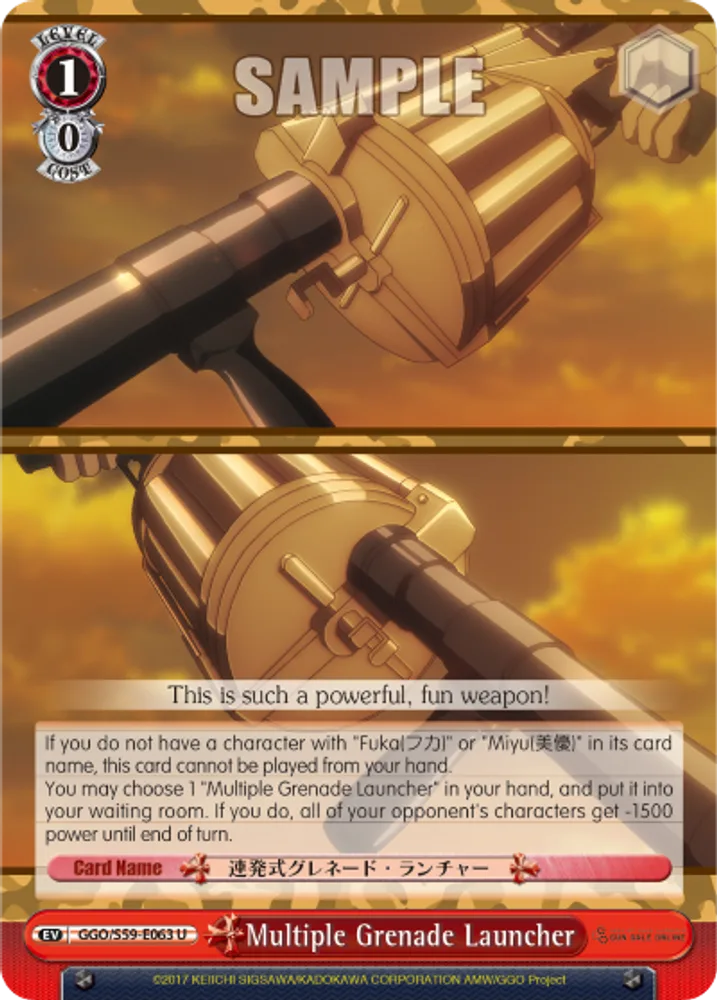 Multiple Grenade Launcher
