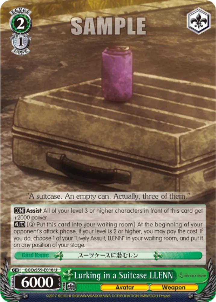 Lurking in a Suitcase LLENN