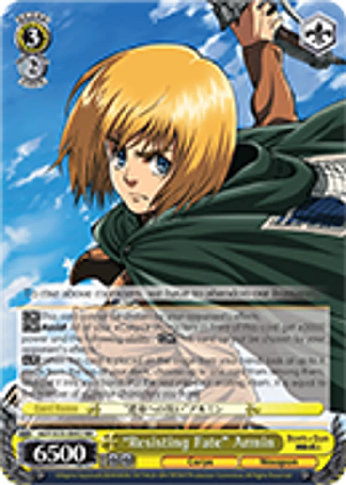 "Resisting Fate" Armin