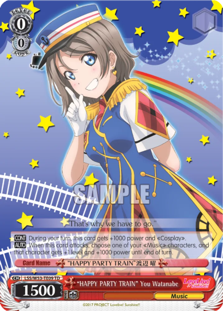 "HAPPY PARTY TRAIN" You Watanabe