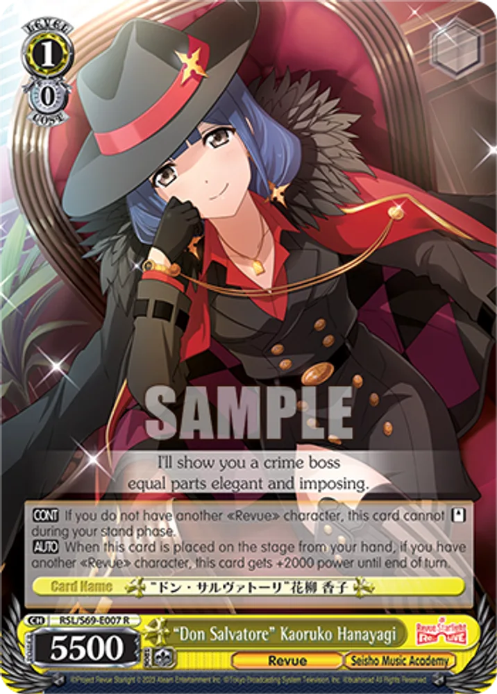 "Don Salvatore" Kaoruko Hanayagi
