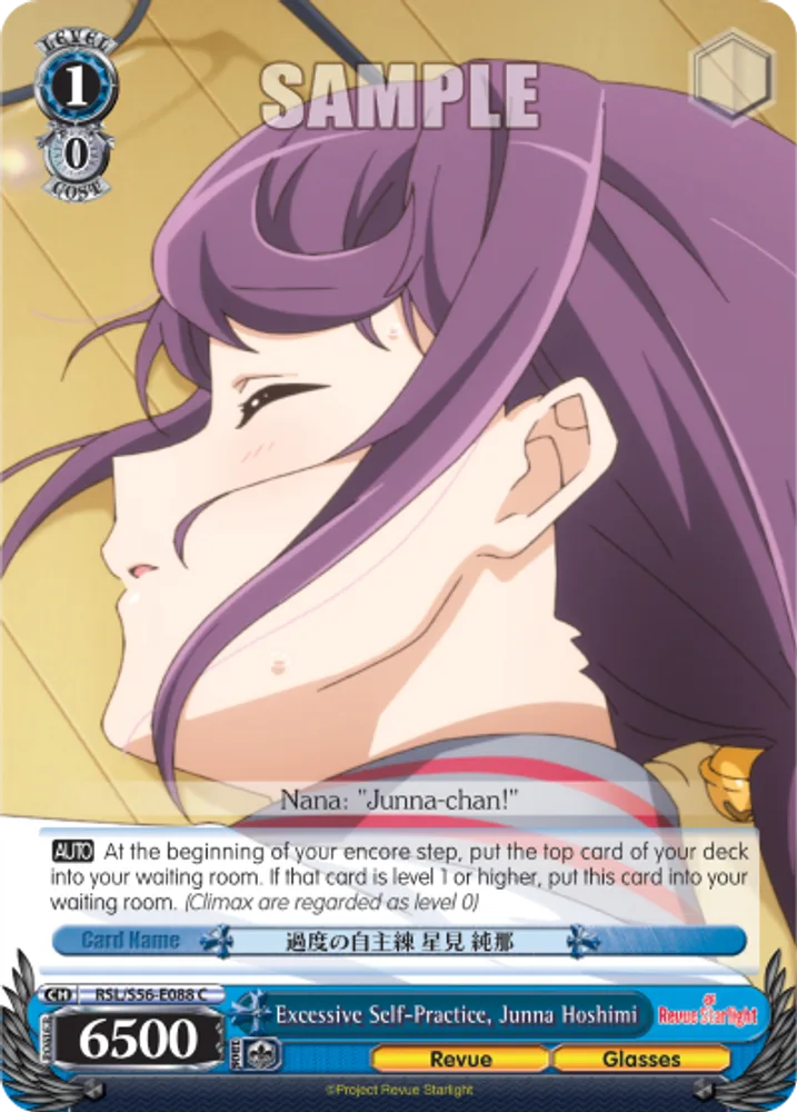 Excessive Self-Practice, Junna Hoshimi
