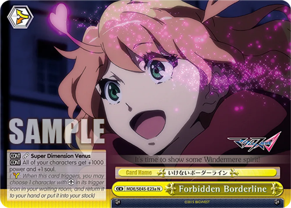 Forbidden Borderline