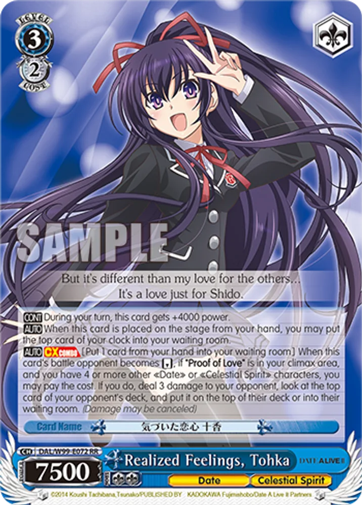 Realized Feelings, Tohka