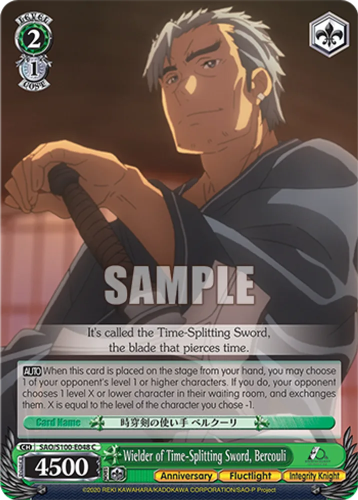 Wielder of Time-Splitting Sword, Bercouli