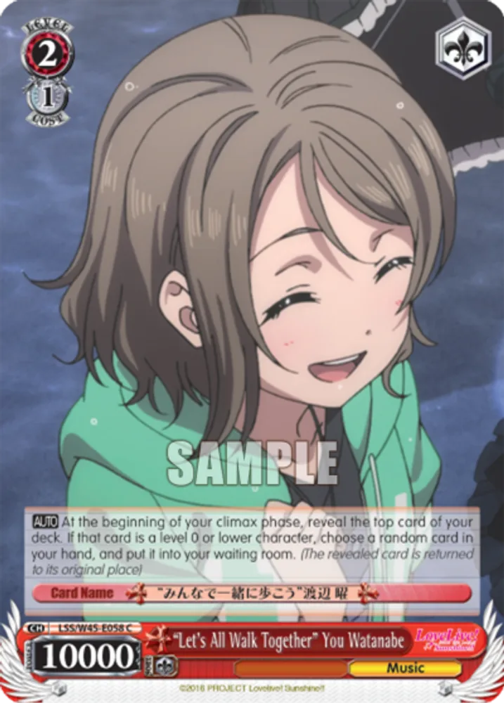 "Let's All Walk Together" You Watanabe