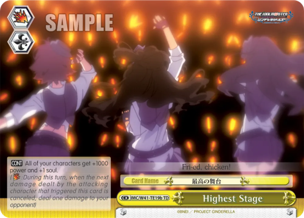 Highest Stage