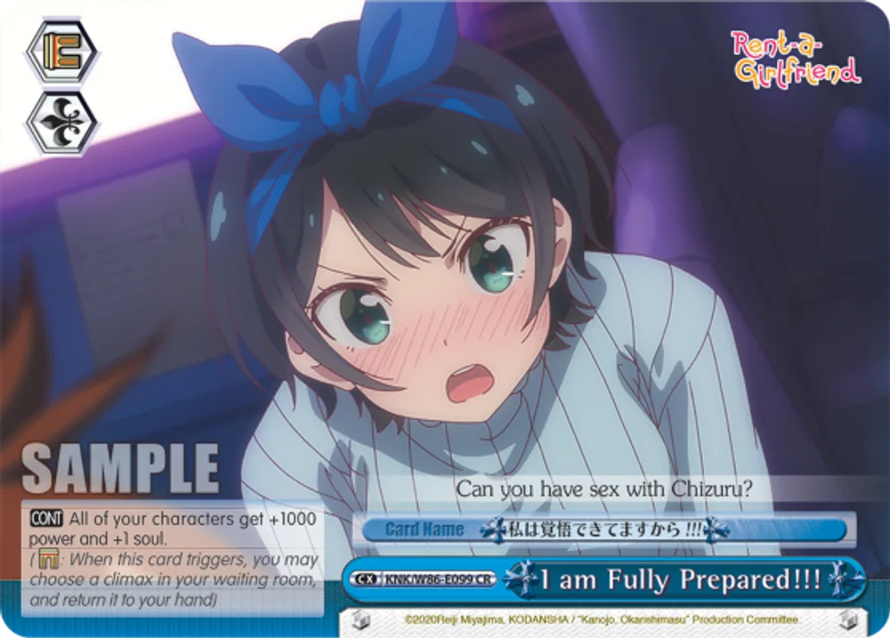 I am Fully Prepared!!!