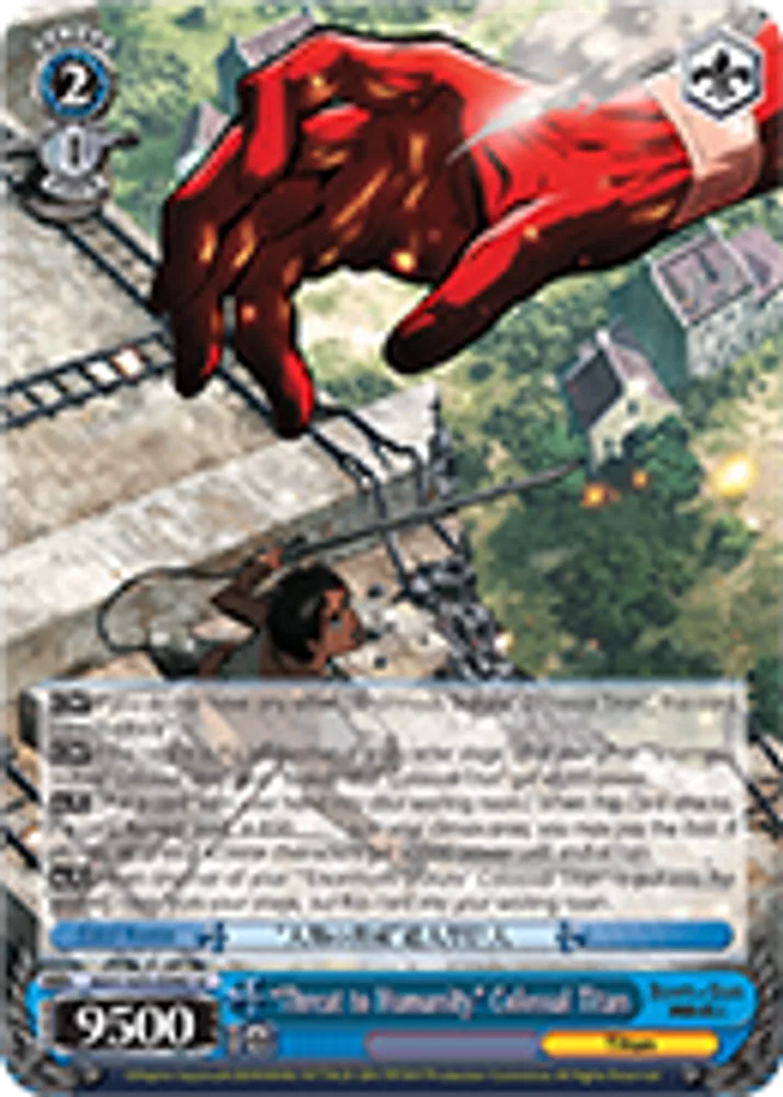 "Threat to Humanity" Colossal Titan
