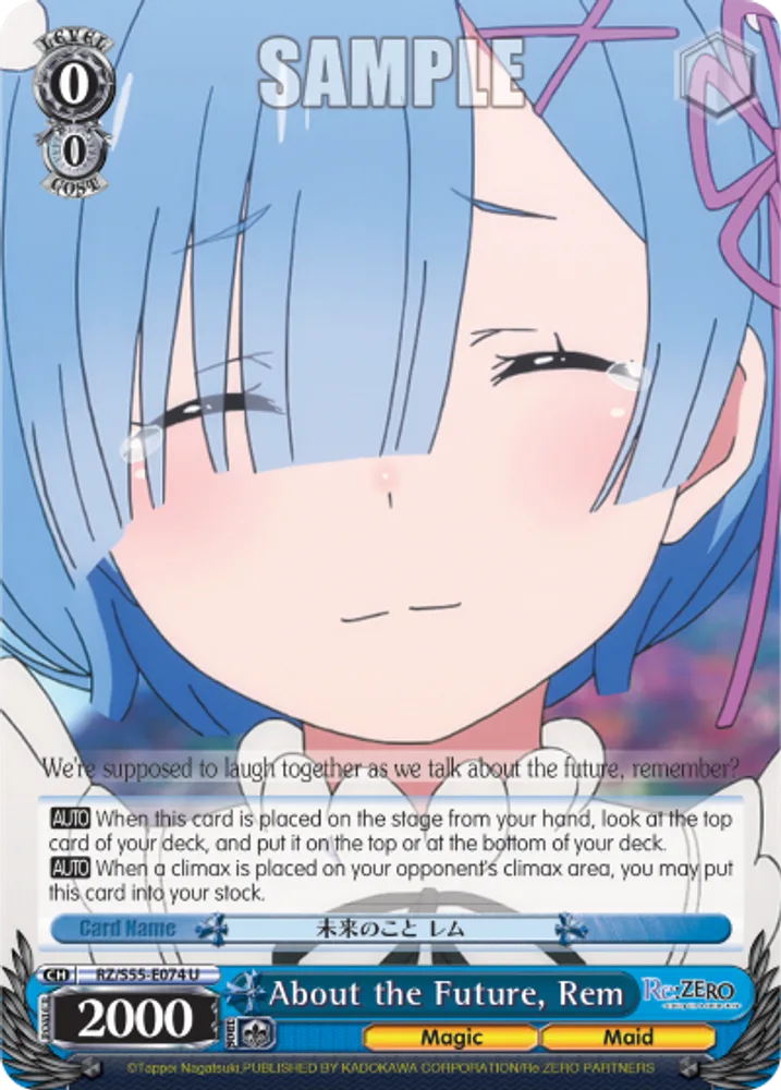 About the Future, Rem