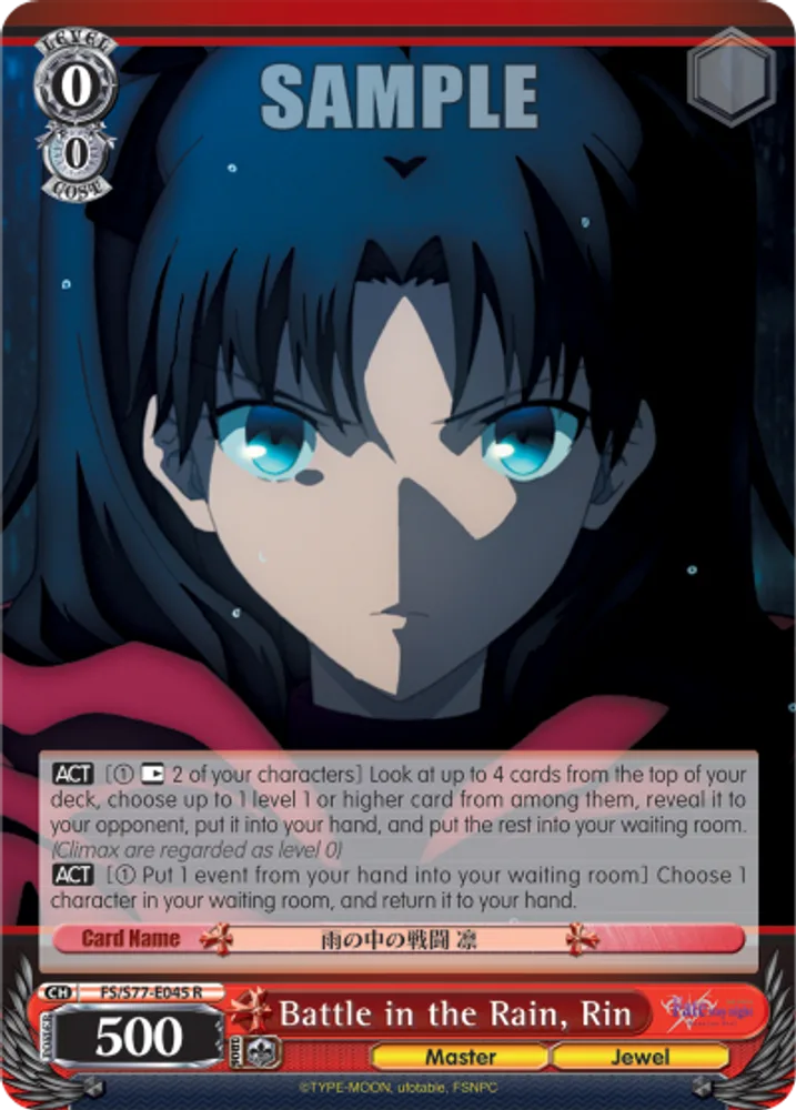 Battle in the Rain, Rin