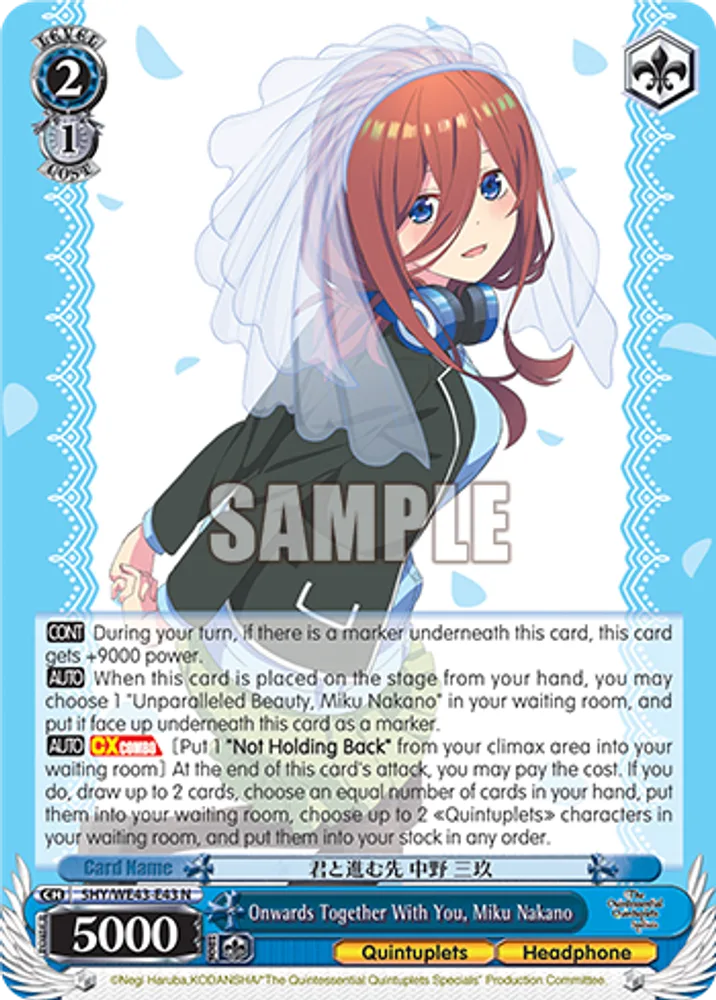 Onwards Together With You, Miku Nakano