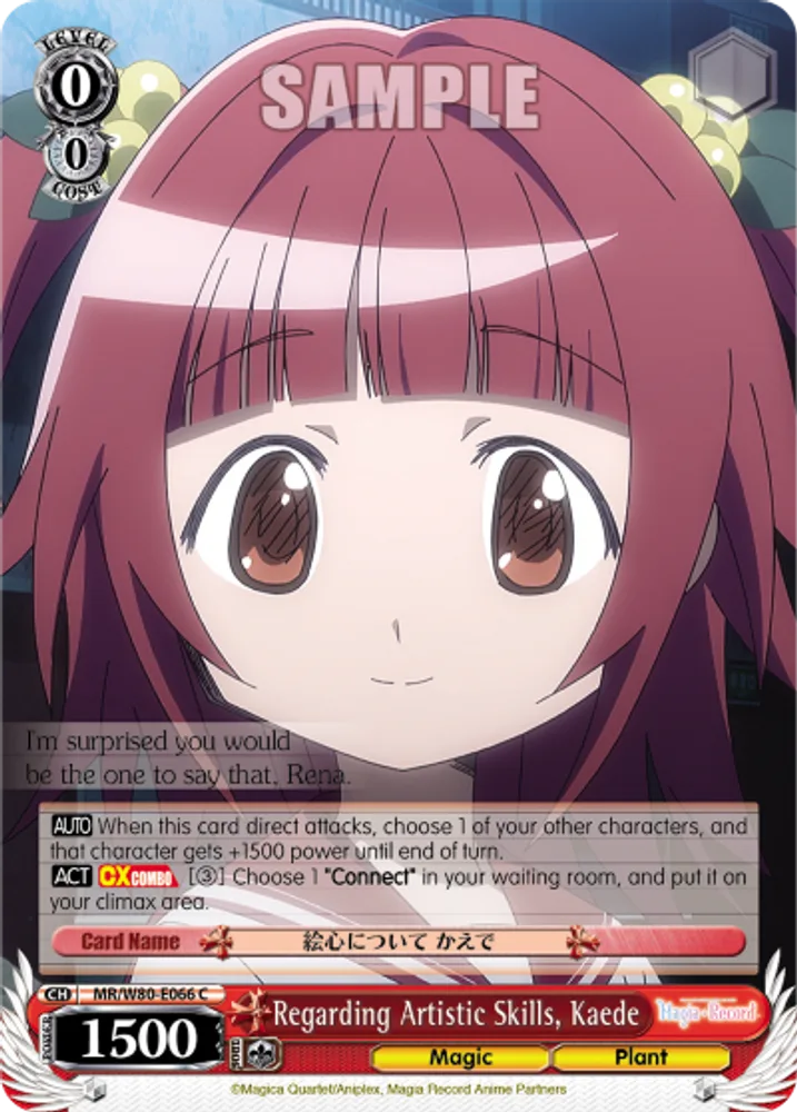 Regarding Artistic Skills, Kaede