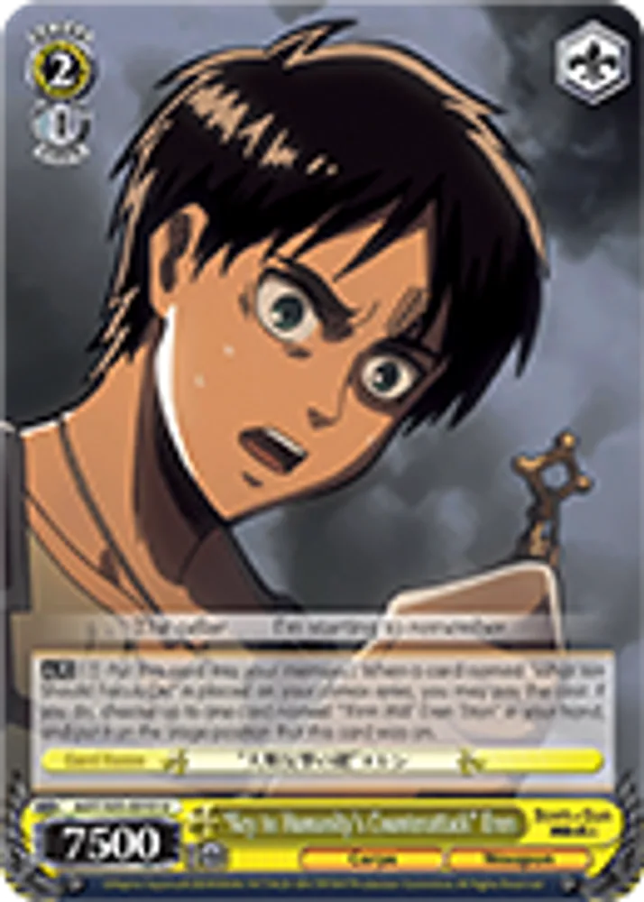 "Key to Humanity's Counterattack" Eren
