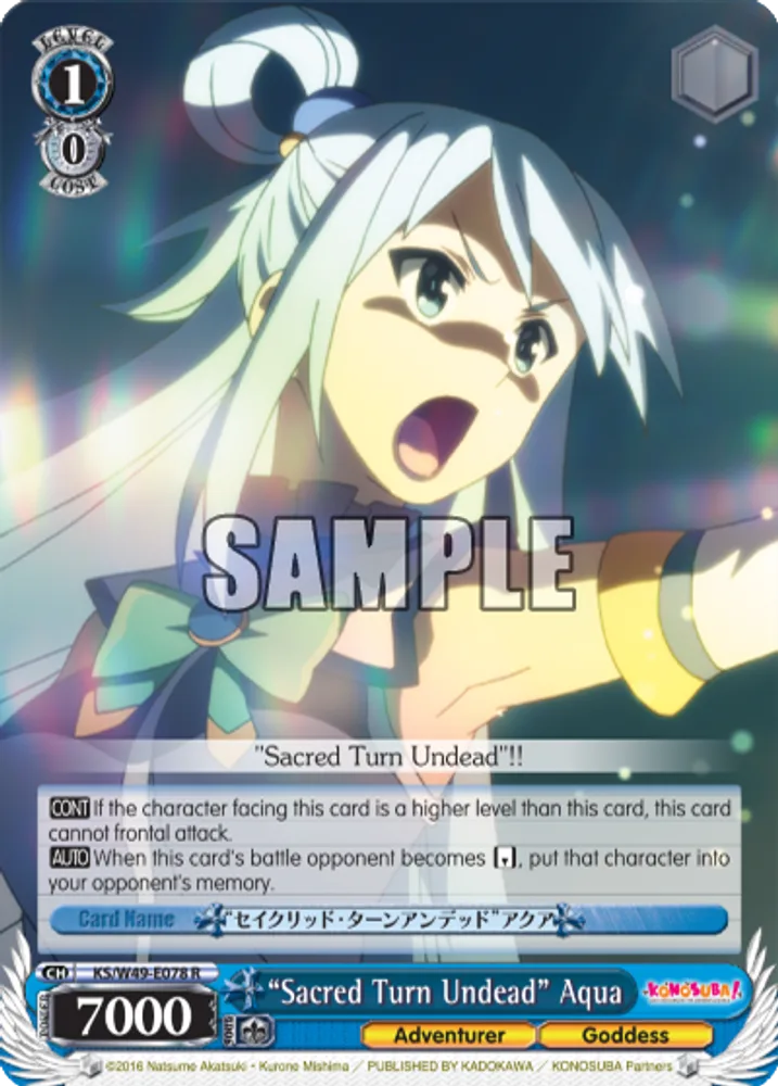 “Sacred Turn Undead” Aqua