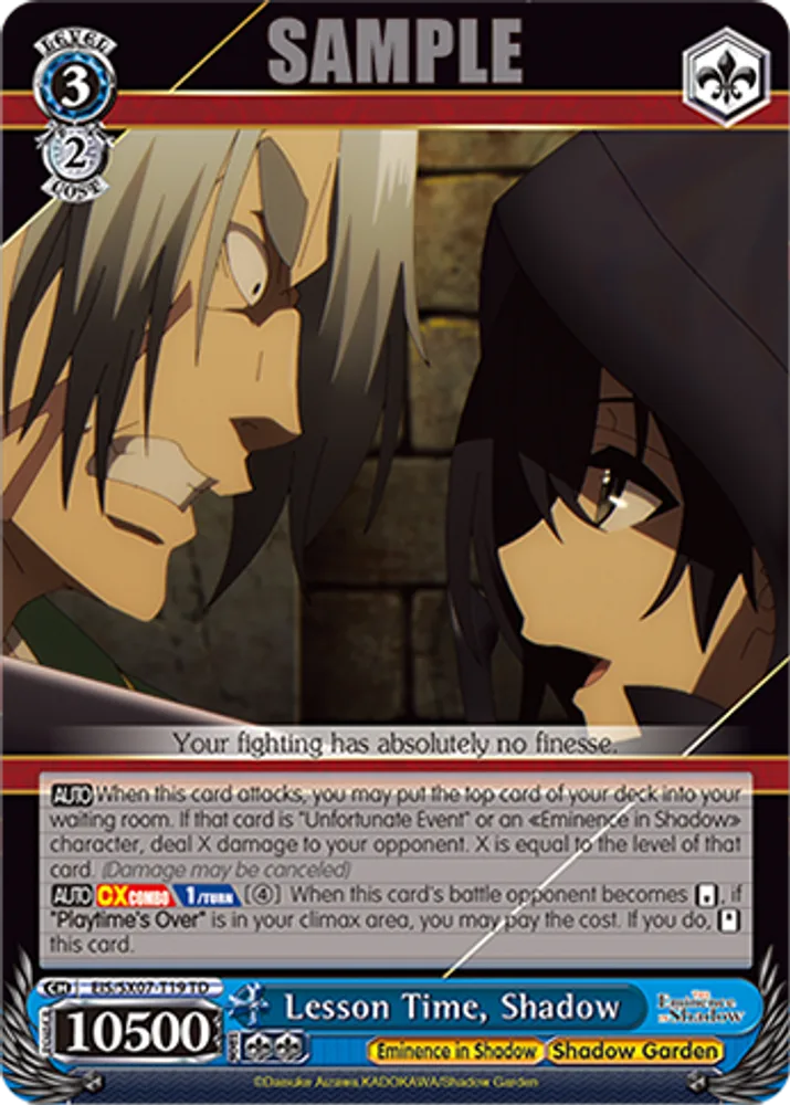 Lesson Time, Shadow