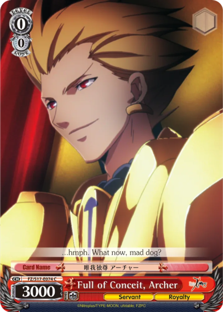 Full of Conceit, Archer
