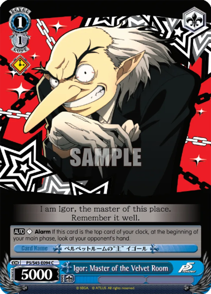 Igor: Master of the Velvet Room
