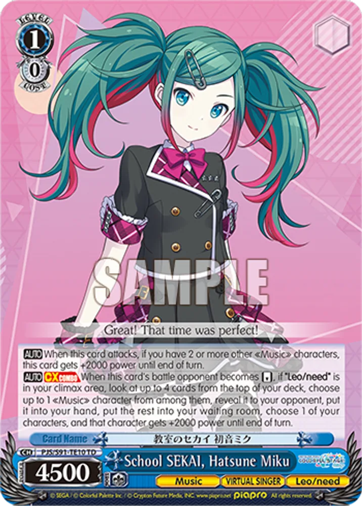 School SEKAI, Hatsune Miku