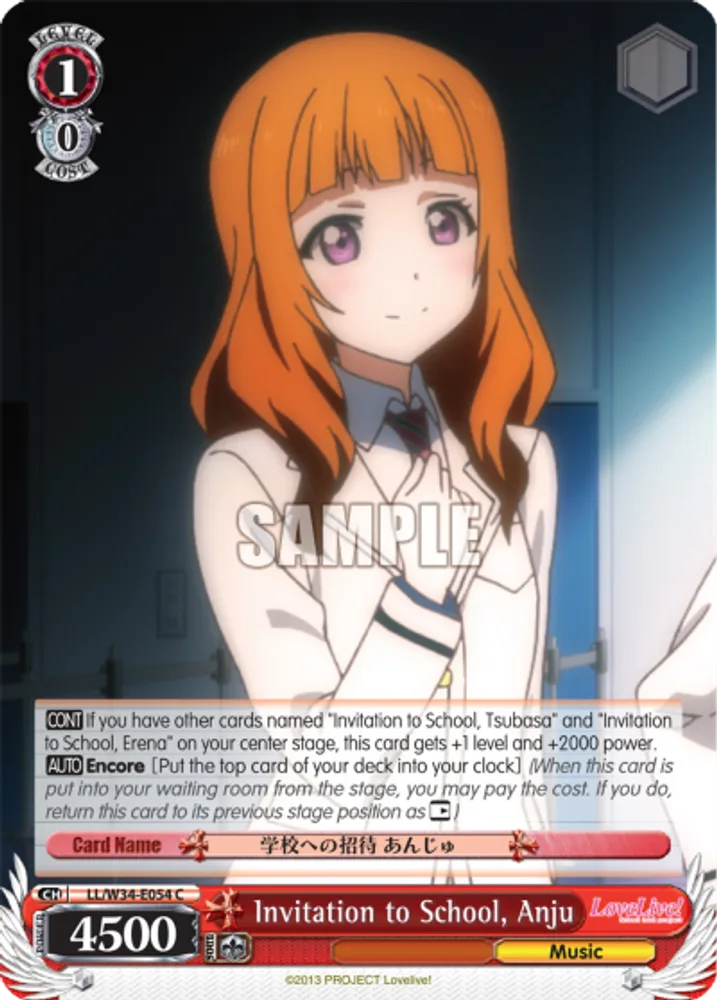 Invitation to School, Anju