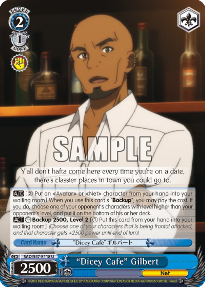 “Dicey Cafe” Gilbert