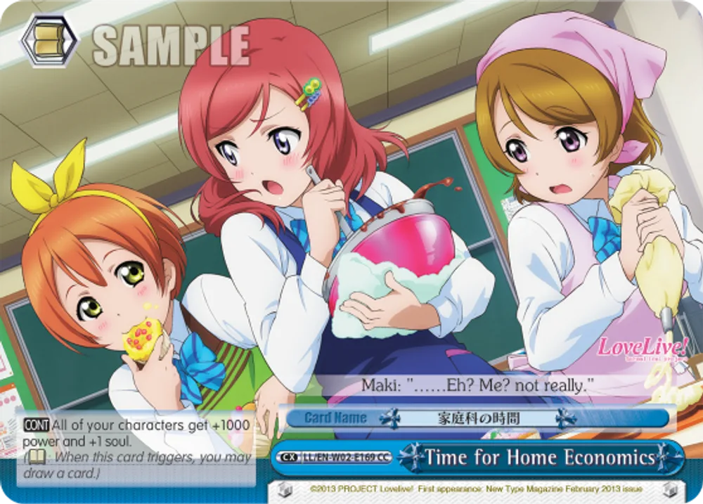 Time for Home Economics