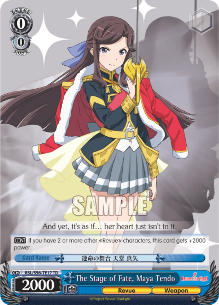 The Stage of Fate, Maya Tendo