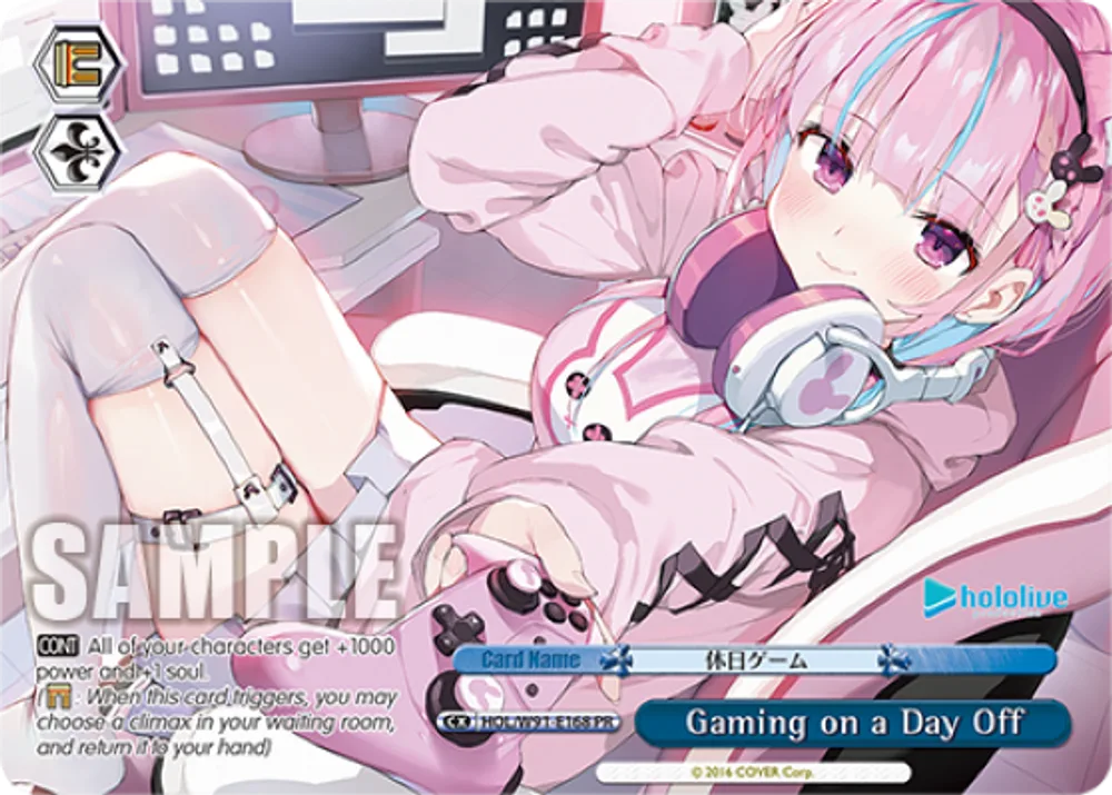 Gaming on a Day Off