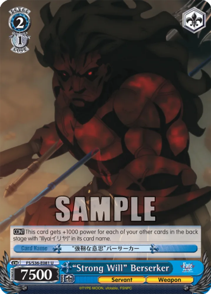“Strong Will” Berserker