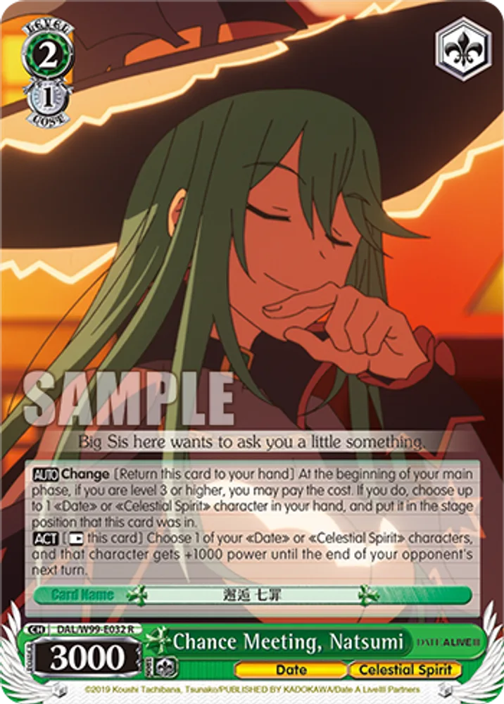 Chance Meeting, Natsumi
