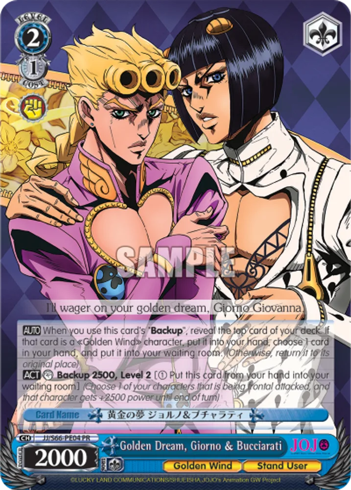 Golden Dream, Giorno & Bucciarati