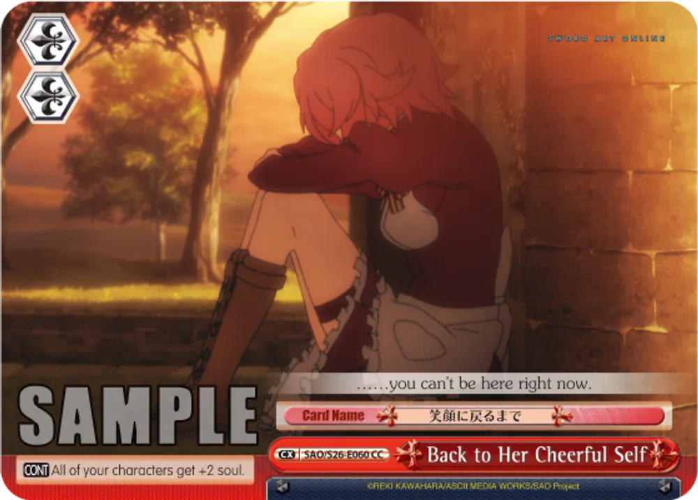 Back to Her Cheerful Self